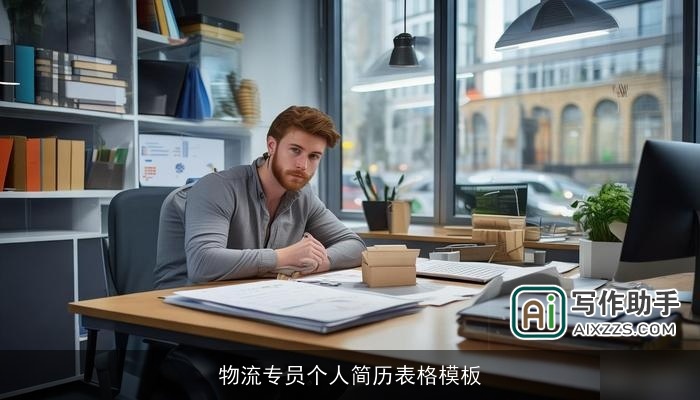 物流专员个人简历表格模板