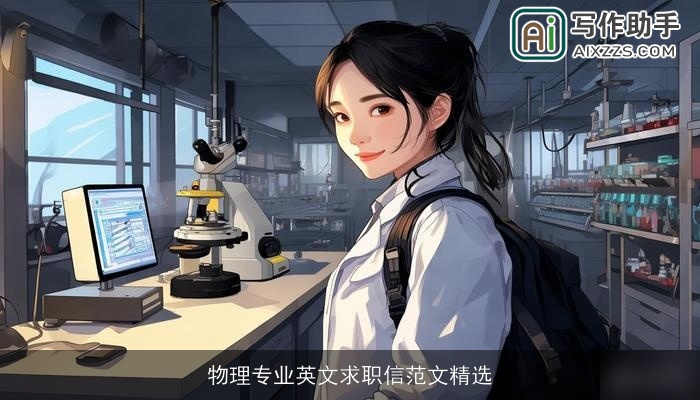 物理专业英文求职信范文精选