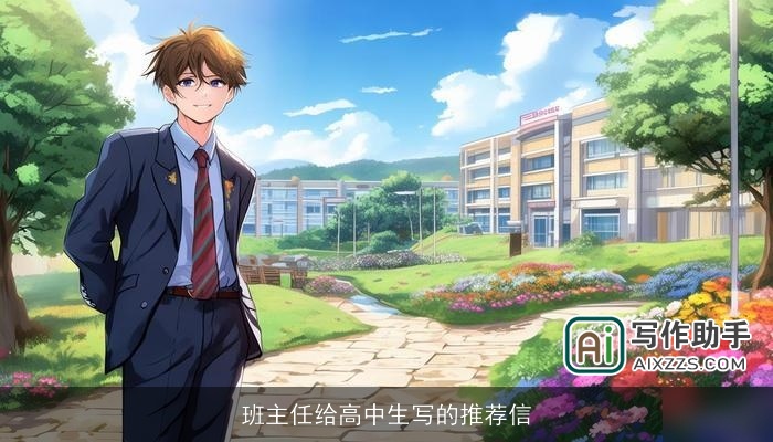 班主任给高中生写的推荐信