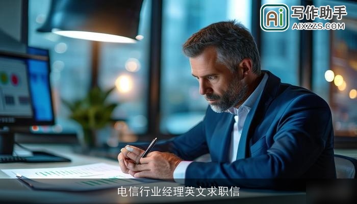 电信行业经理英文求职信