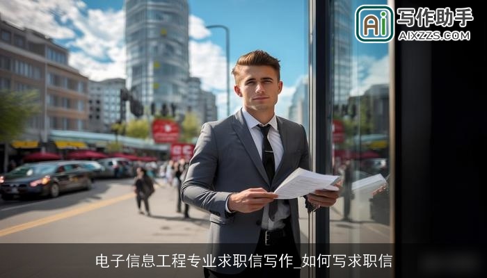 电子信息工程专业求职信写作_如何写求职信