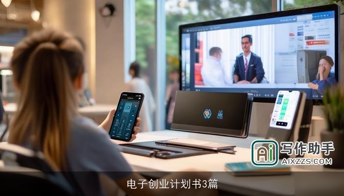 电子创业计划书3篇