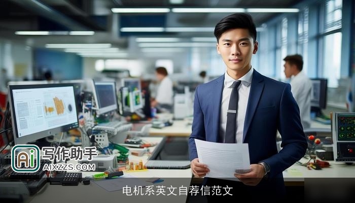 电机系英文自荐信范文