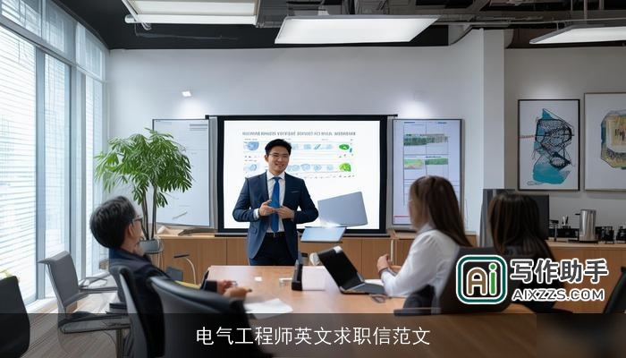 电气工程师英文求职信范文
