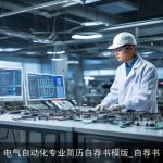 电气自动化专业简历自荐书模版_自荐书