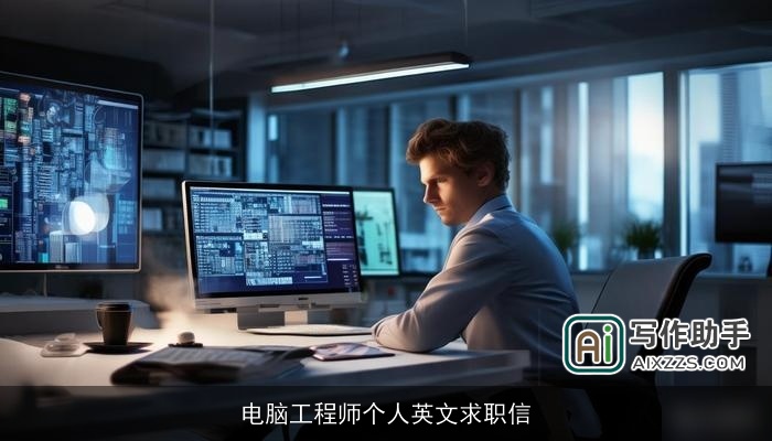 电脑工程师个人英文求职信