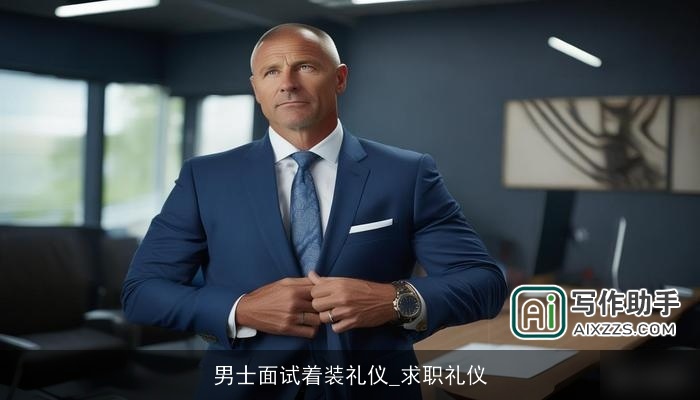 男士面试着装礼仪_求职礼仪