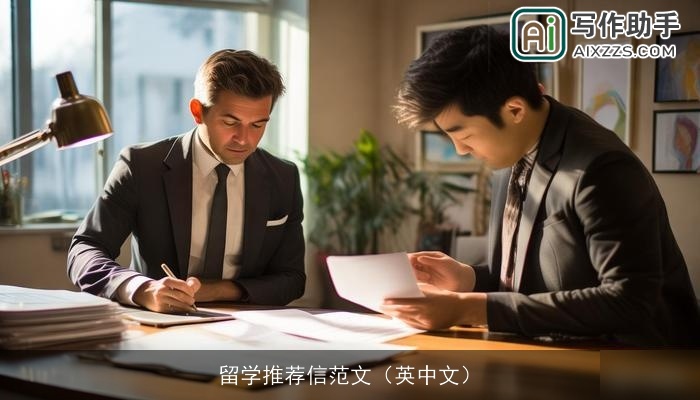 留学推荐信范文（英中文）