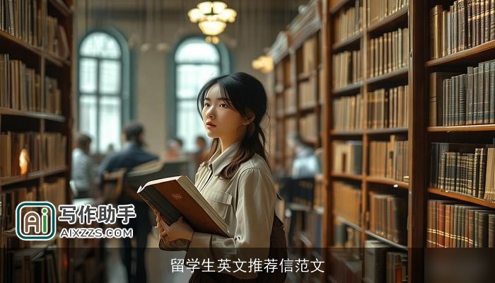 留学生英文推荐信范文