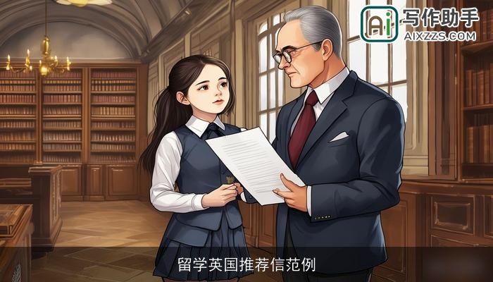 留学英国推荐信范例