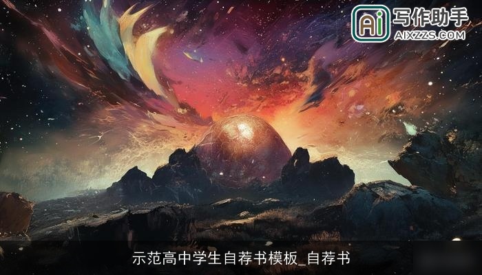 示范高中学生自荐书模板_自荐书