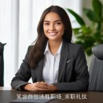 笑容自信决胜职场_求职礼仪