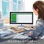 筛选后的简历表格如何粘贴