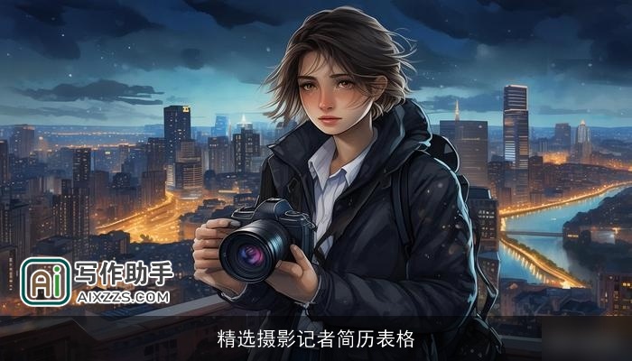 精选摄影记者简历表格