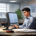 精选最新自动化控制类专业个人简历表格