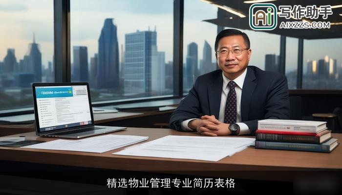 精选物业管理专业简历表格