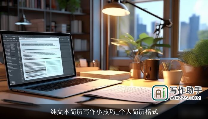 纯文本简历写作小技巧_个人简历格式