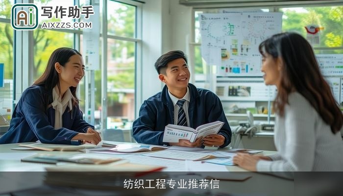 纺织工程专业推荐信