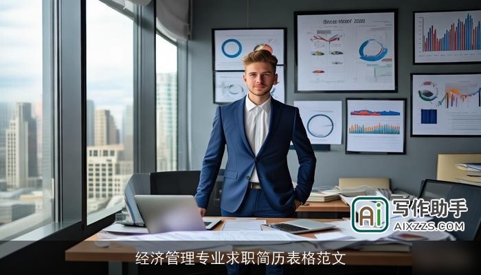 经济管理专业求职简历表格范文