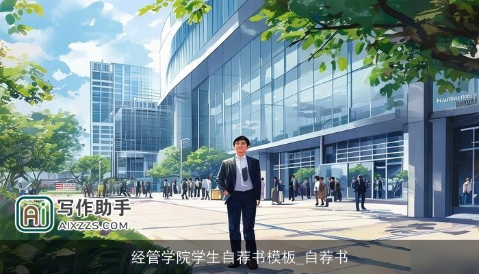 经管学院学生自荐书模板_自荐书