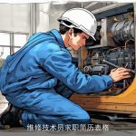 维修技术员求职简历表格