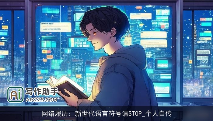 网络履历：新世代语言符号请STOP_个人自传
