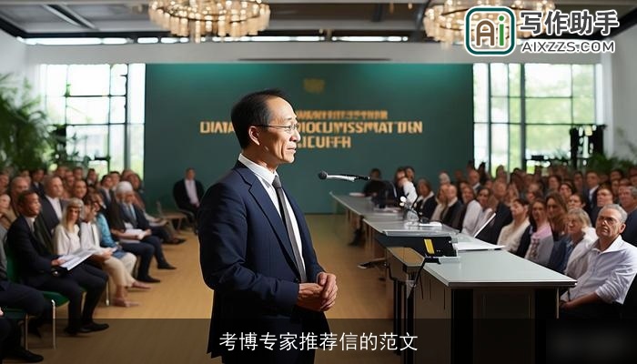 考博专家推荐信的范文