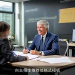 自主招生推荐信格式模板