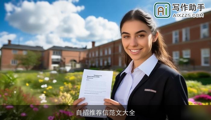 自招推荐信范文大全