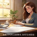 自荐书写作注意事项_如何写求职信