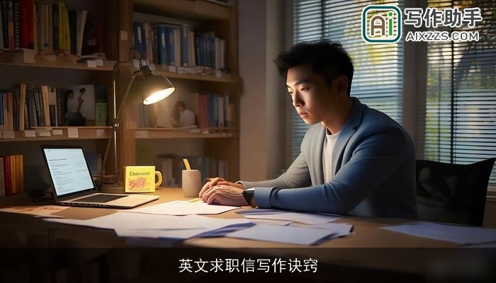 英文求职信写作诀窍