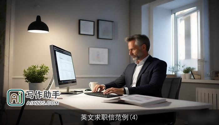 英文求职信范例(4)