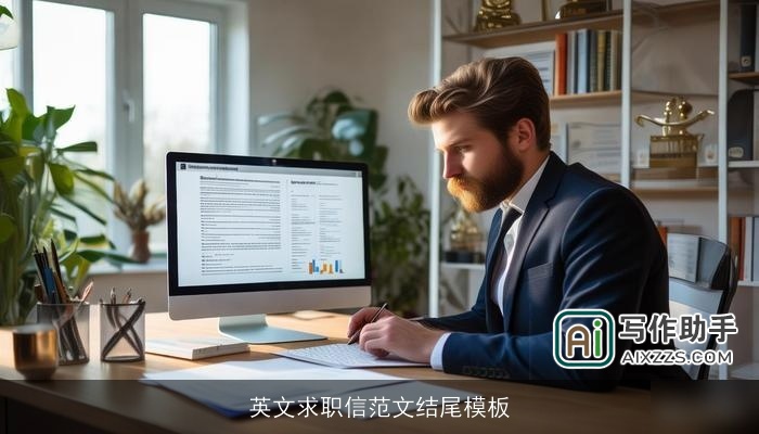 英文求职信范文结尾模板