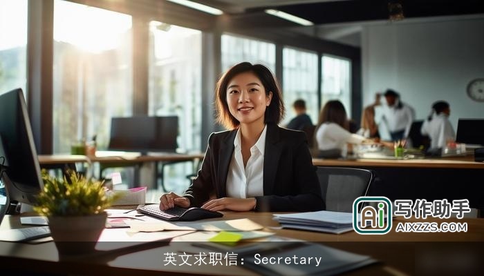 英文求职信：Secretary