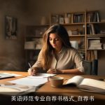 英语师范专业自荐书格式_自荐书