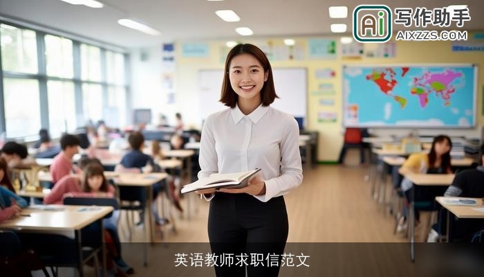 英语教师求职信范文