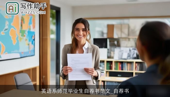 英语系师范毕业生自荐书范文_自荐书