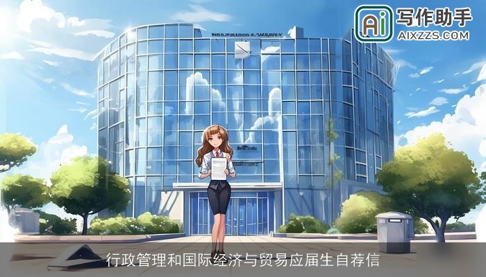 行政管理和国际经济与贸易应届生自荐信