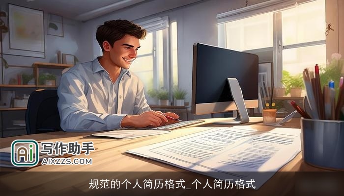 规范的个人简历格式_个人简历格式