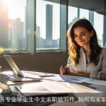 财务专业毕业生中文求职信写作_如何写求职信