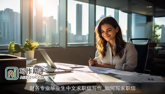财务专业毕业生中文求职信写作_如何写求职信