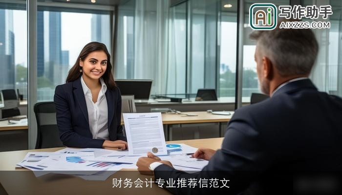 财务会计专业推荐信范文