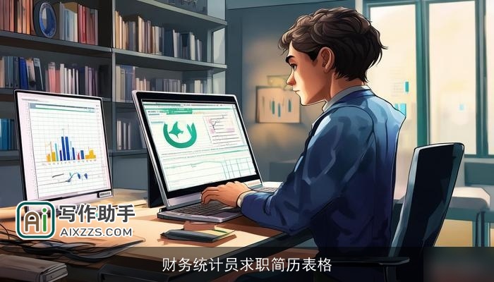 财务统计员求职简历表格