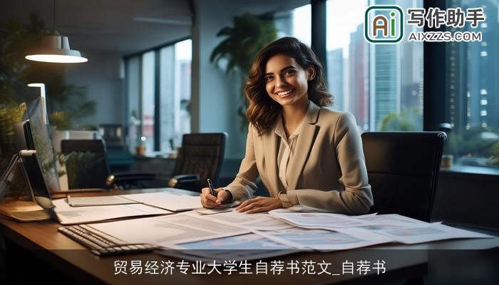 贸易经济专业大学生自荐书范文_自荐书