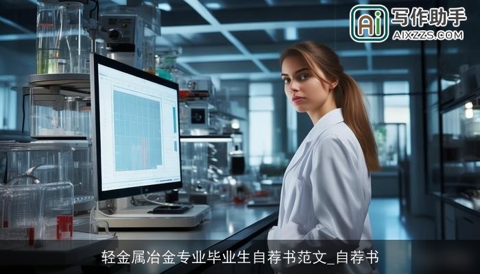 轻金属冶金专业毕业生自荐书范文_自荐书