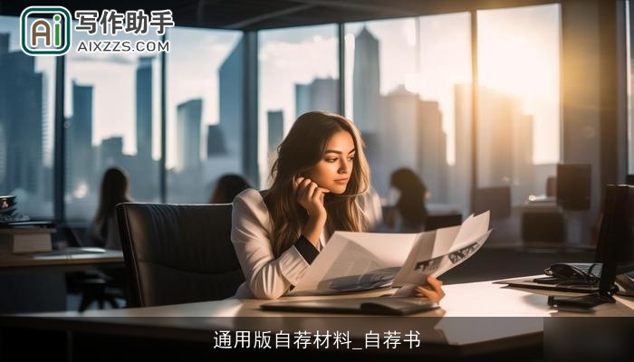 通用版自荐材料_自荐书