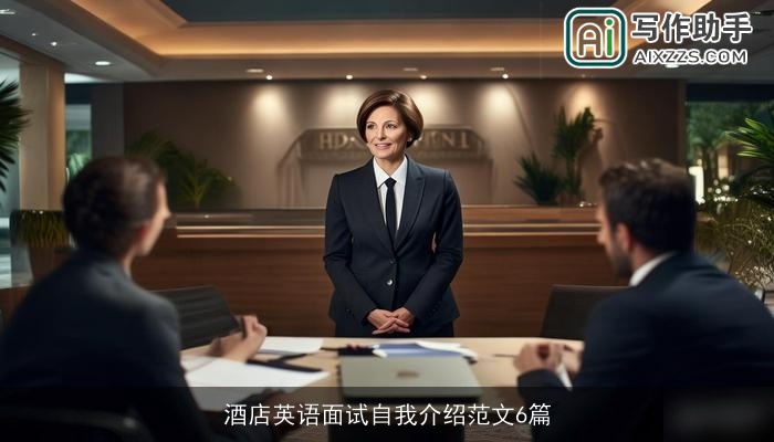 酒店英语面试自我介绍范文6篇