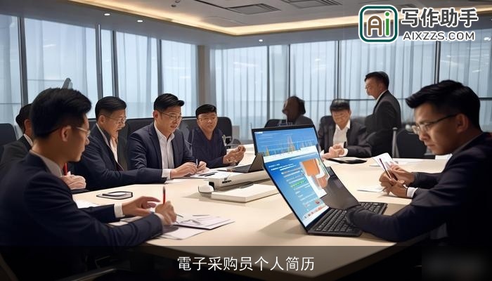 電子采购员个人简历