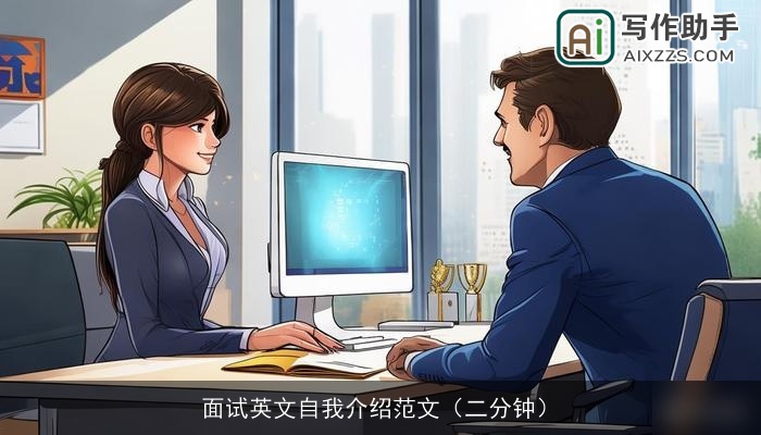 面试英文自我介绍范文（二分钟）