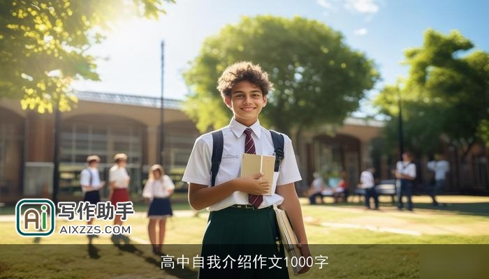 高中自我介绍作文1000字